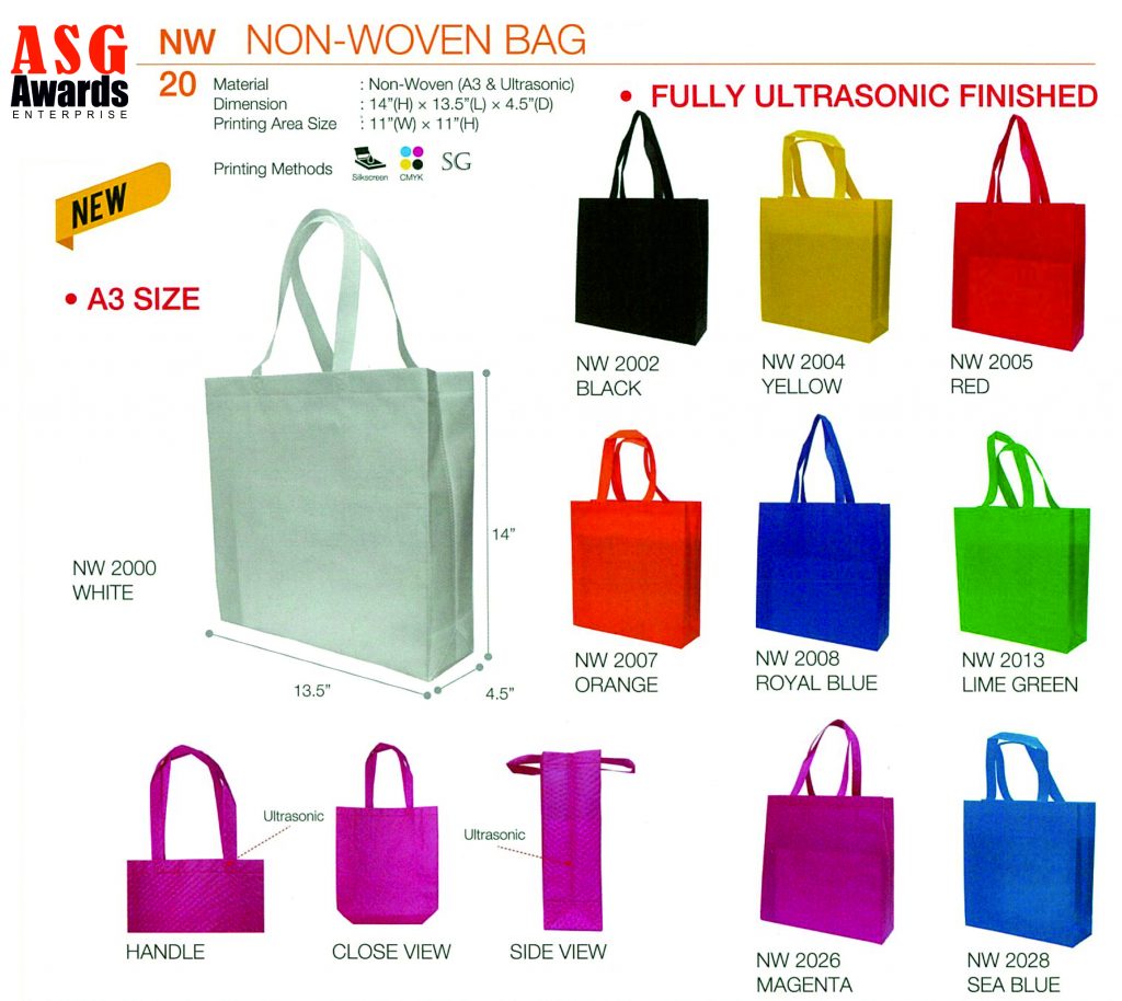 Non woven bag discount cost